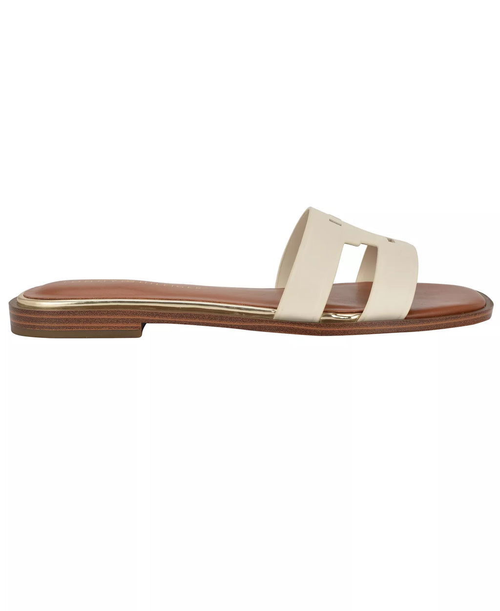 Terenz Logo Strap Flat Slide Sandals