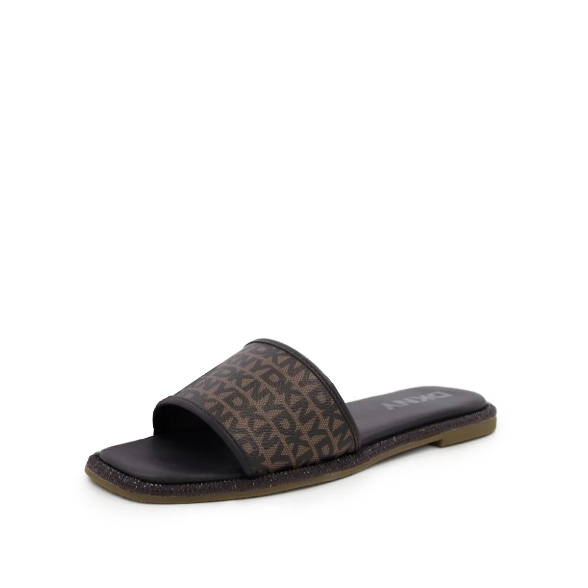 Badin Slide Flat Sandals Brown