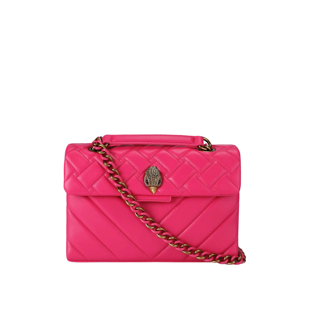 Leather Kensington Bag Pink Leather