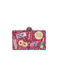 London Box Clutch Bag Pink