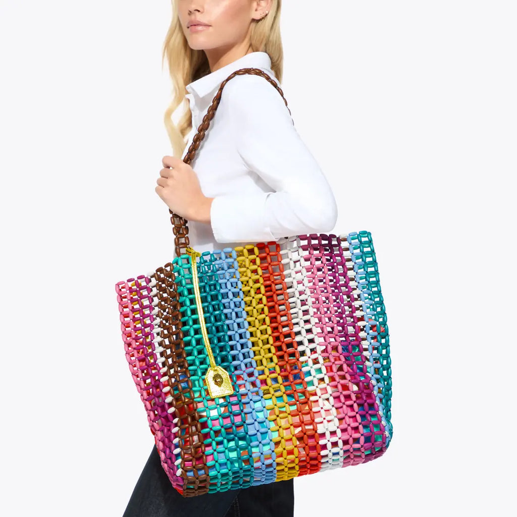 Beaded Kensington Shopper Bag