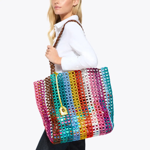 Beaded Kensington Shopper Bag