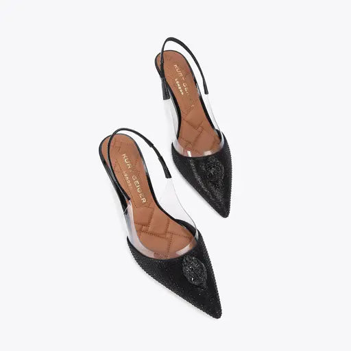 Belgravia Vinyl Slingback Heel