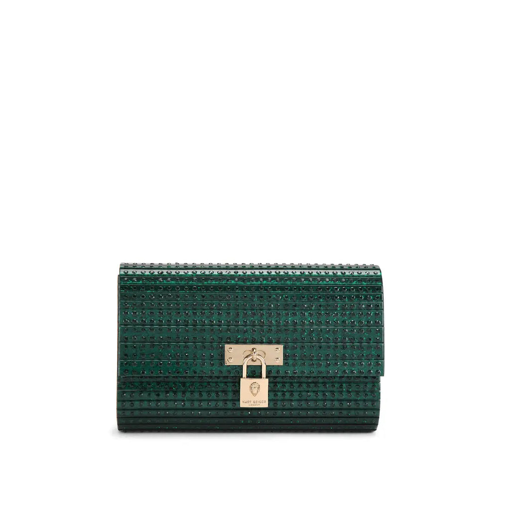 Brixton Lock Party Clutch Dark Green