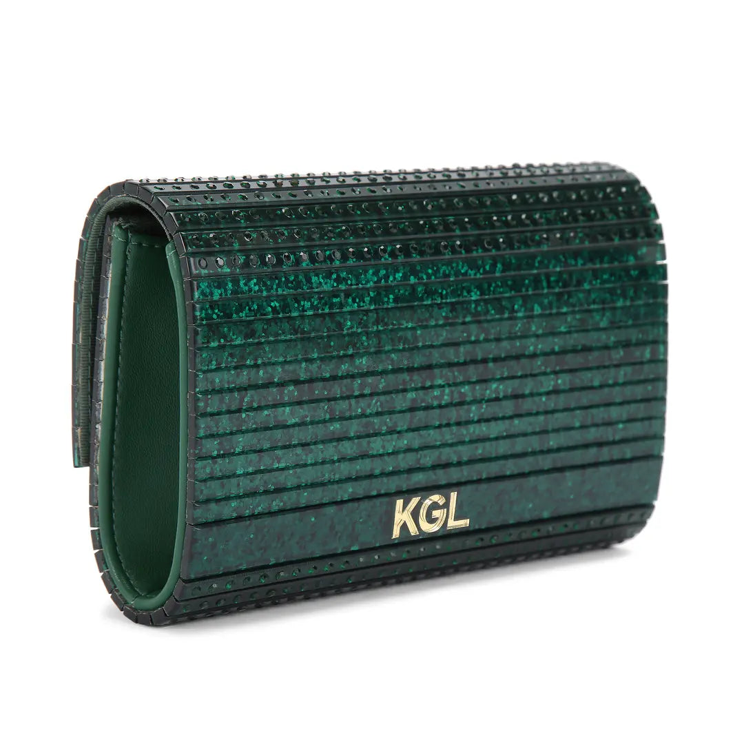 Brixton Lock Party Clutch Dark Green
