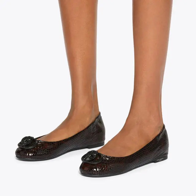 Chelsea Ballerina Black Snake Print