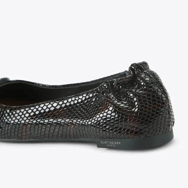 Chelsea Ballerina Black Snake Print