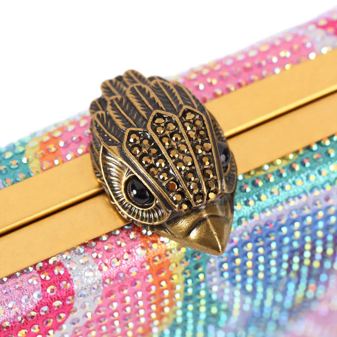 Crystal Kensington Clutch Multi