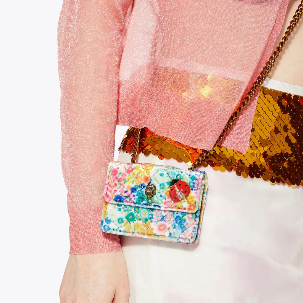 Floral Couture Micro Kensington Bag