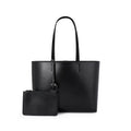 Drench Chelsea Black Leather Shopper Bag