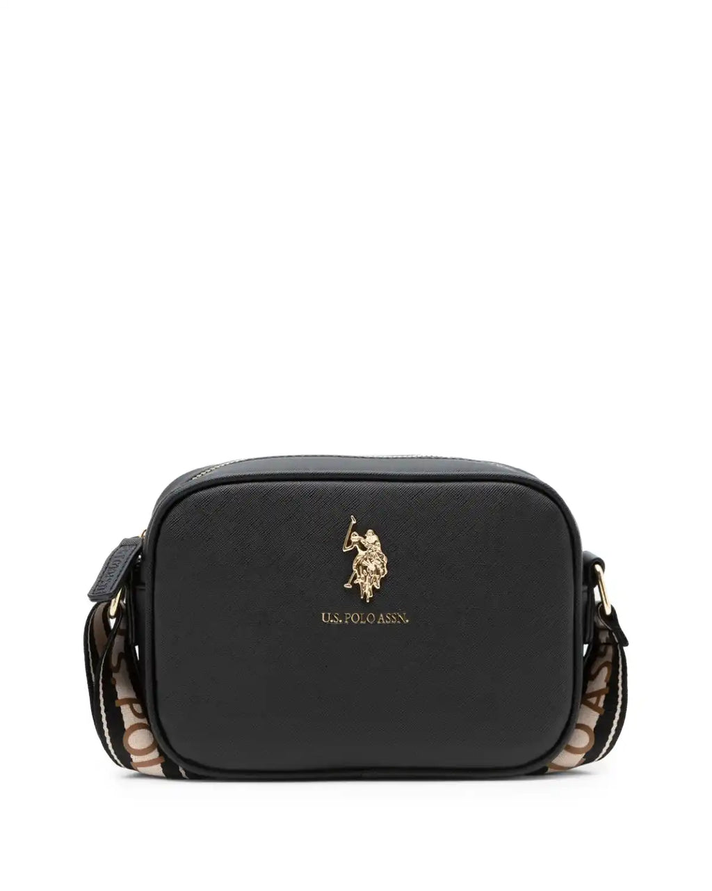Classic Zip Crossbody Bag - Black