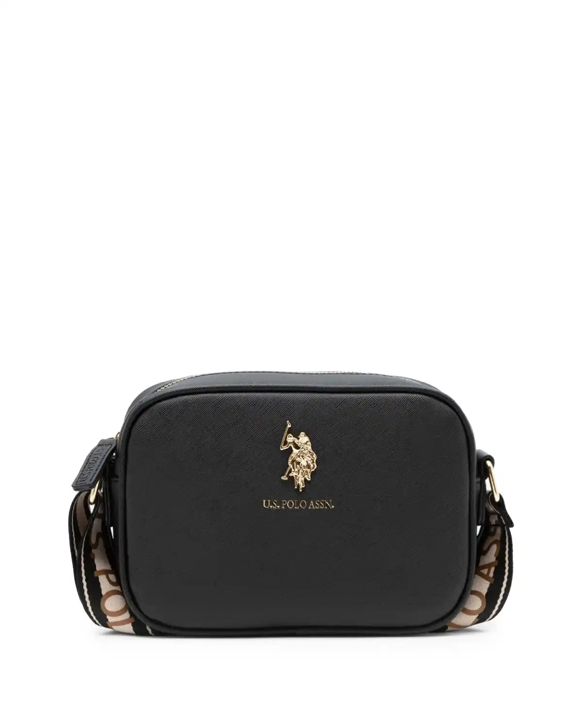 Classic Zip Crossbody Bag - Black