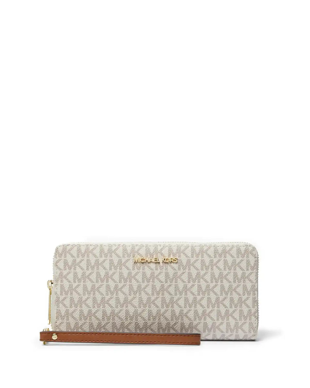 Jet Set Travel Large Logo Continental Wristlet - Vanilla