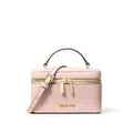 Vivi Small Signature Logo Vanity Crossbody Bag - Powder Blush