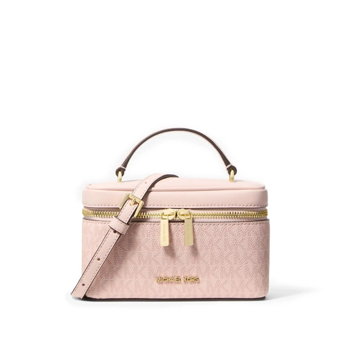 Vivi Small Signature Logo Vanity Crossbody Bag - Powder Blush