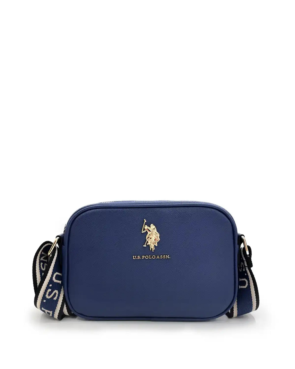 Classic Zip Crossbody Bag - Navy