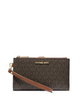 Jet Set Travel Signature Logo Smartphone Wallet - Brown