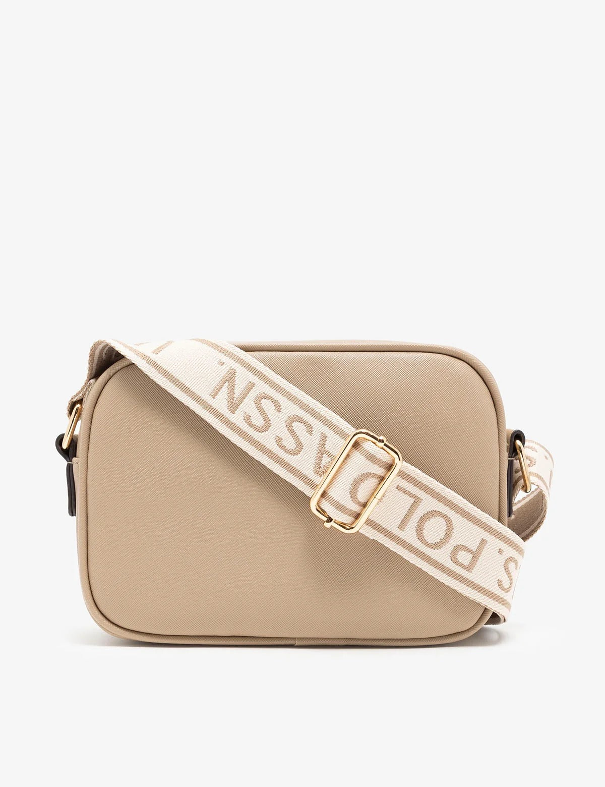 Classic Zip Crossbody Bag - Taupe
