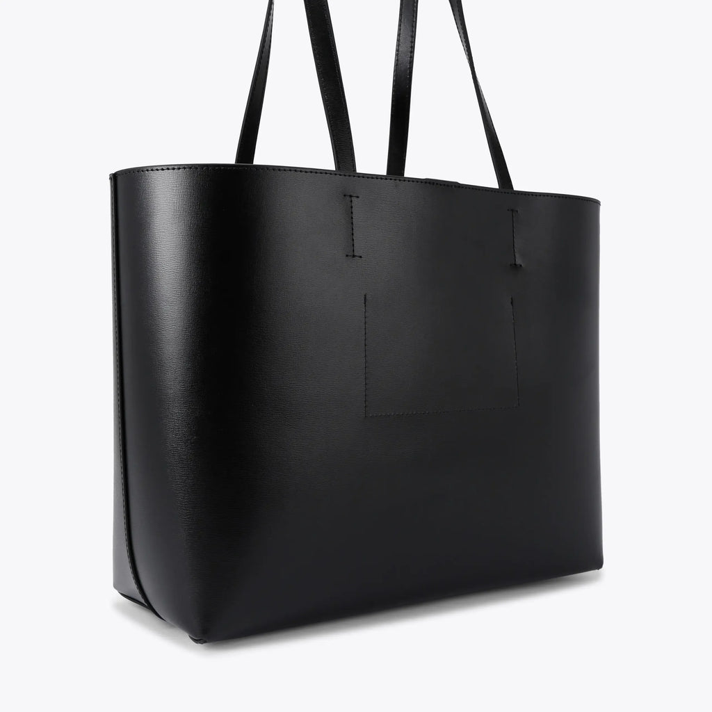 Drench Chelsea Black Leather Shopper Bag