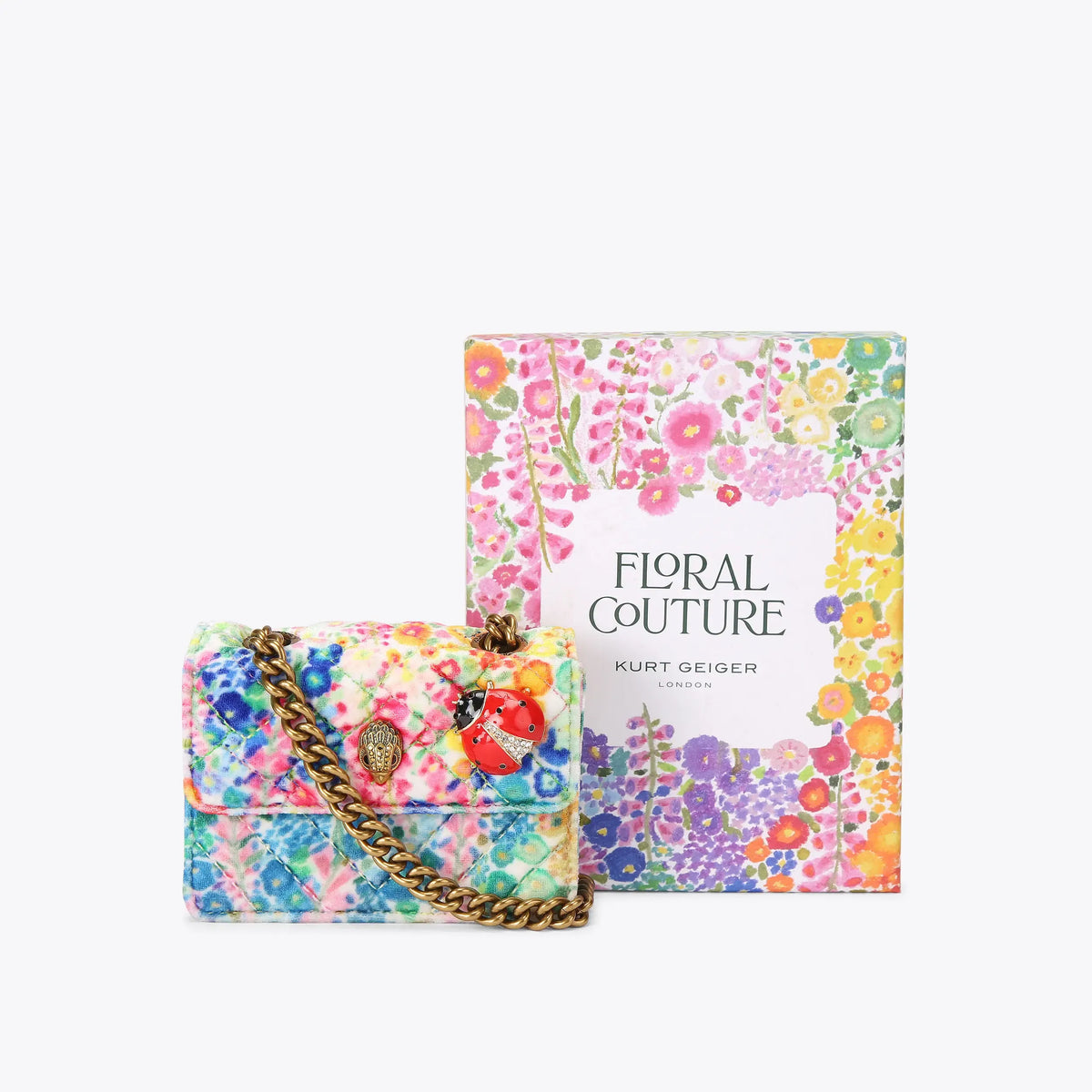 Floral Couture Micro Kensington Bag