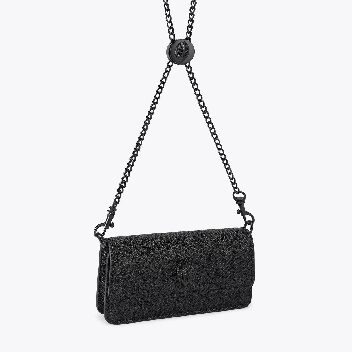 Nano Long Shoreditch Drench Bag Black Leather