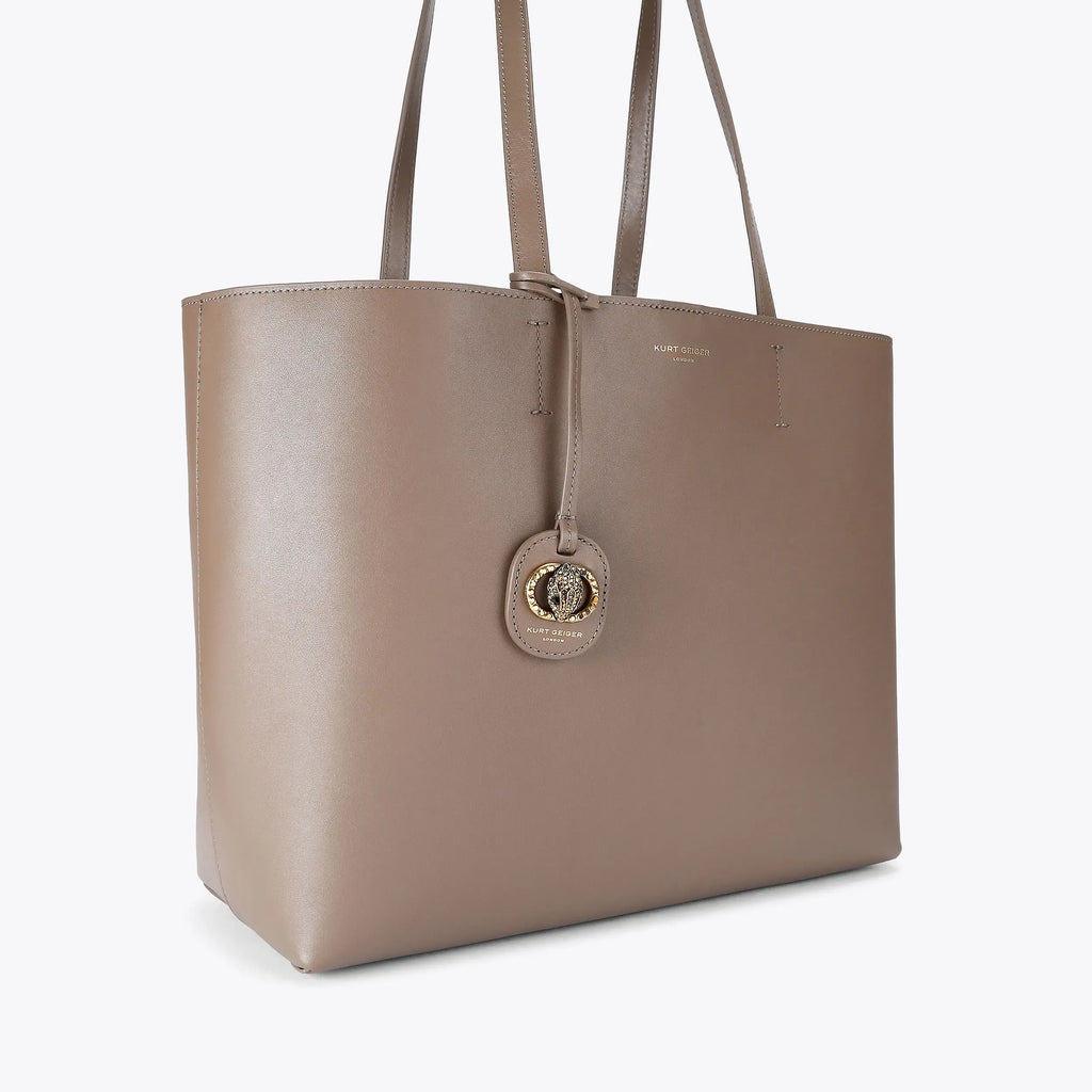 Chelsea Shopper Bag Taupe Leather