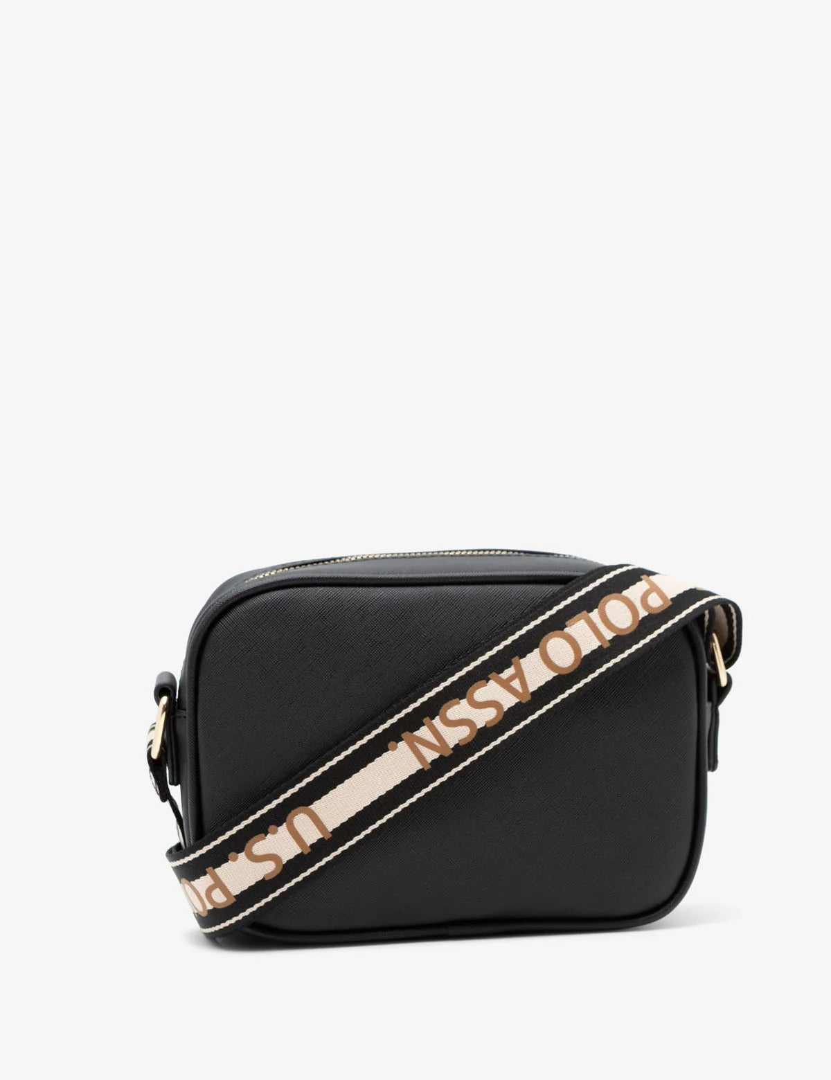 Classic Zip Crossbody Bag - Black