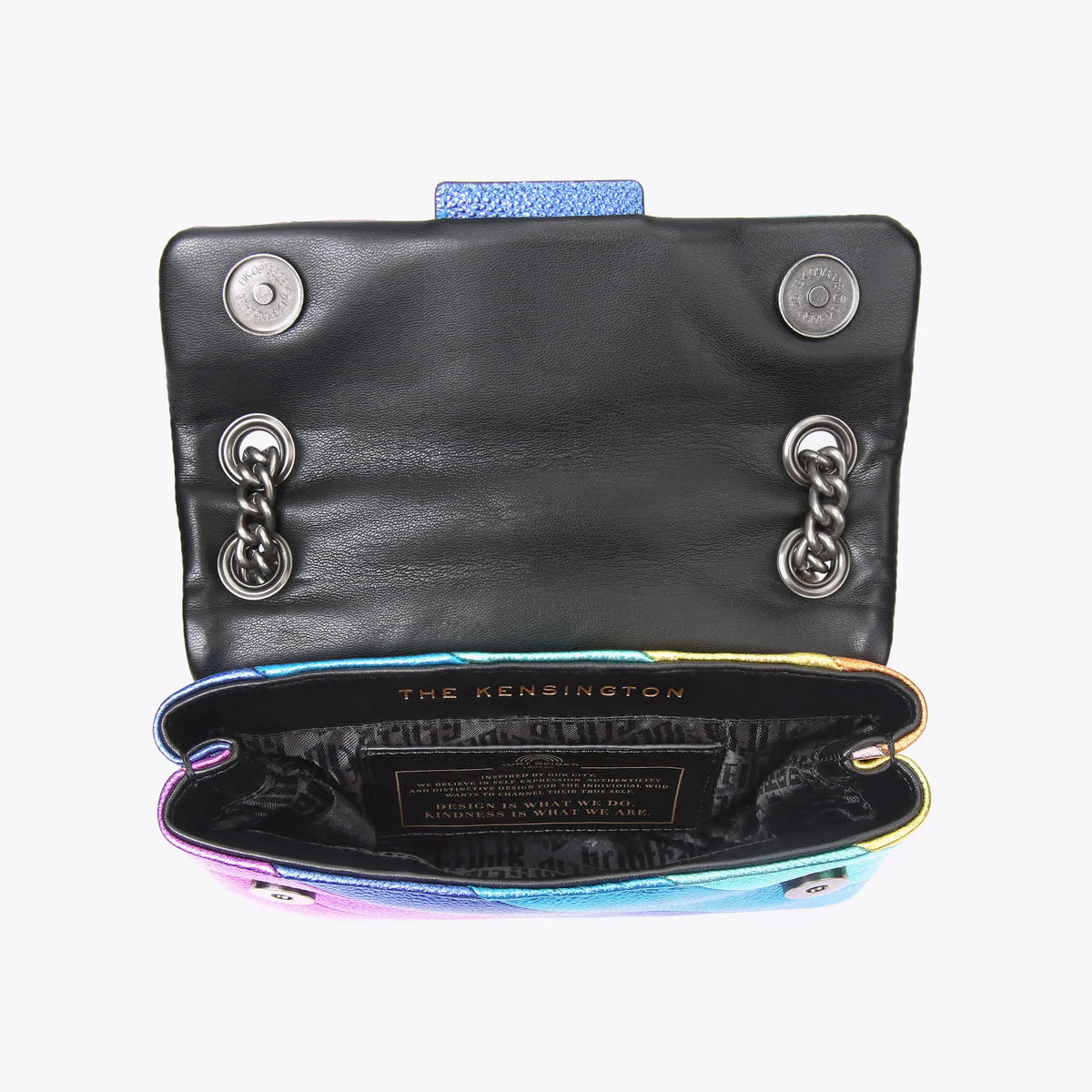 Mini Leather Kensington Bag Multi