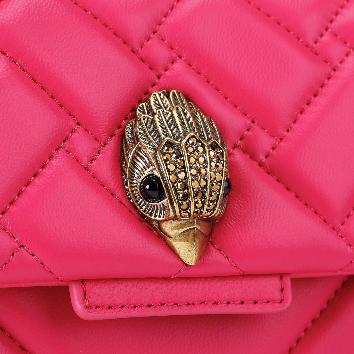 Leather Kensington Bag Pink Leather