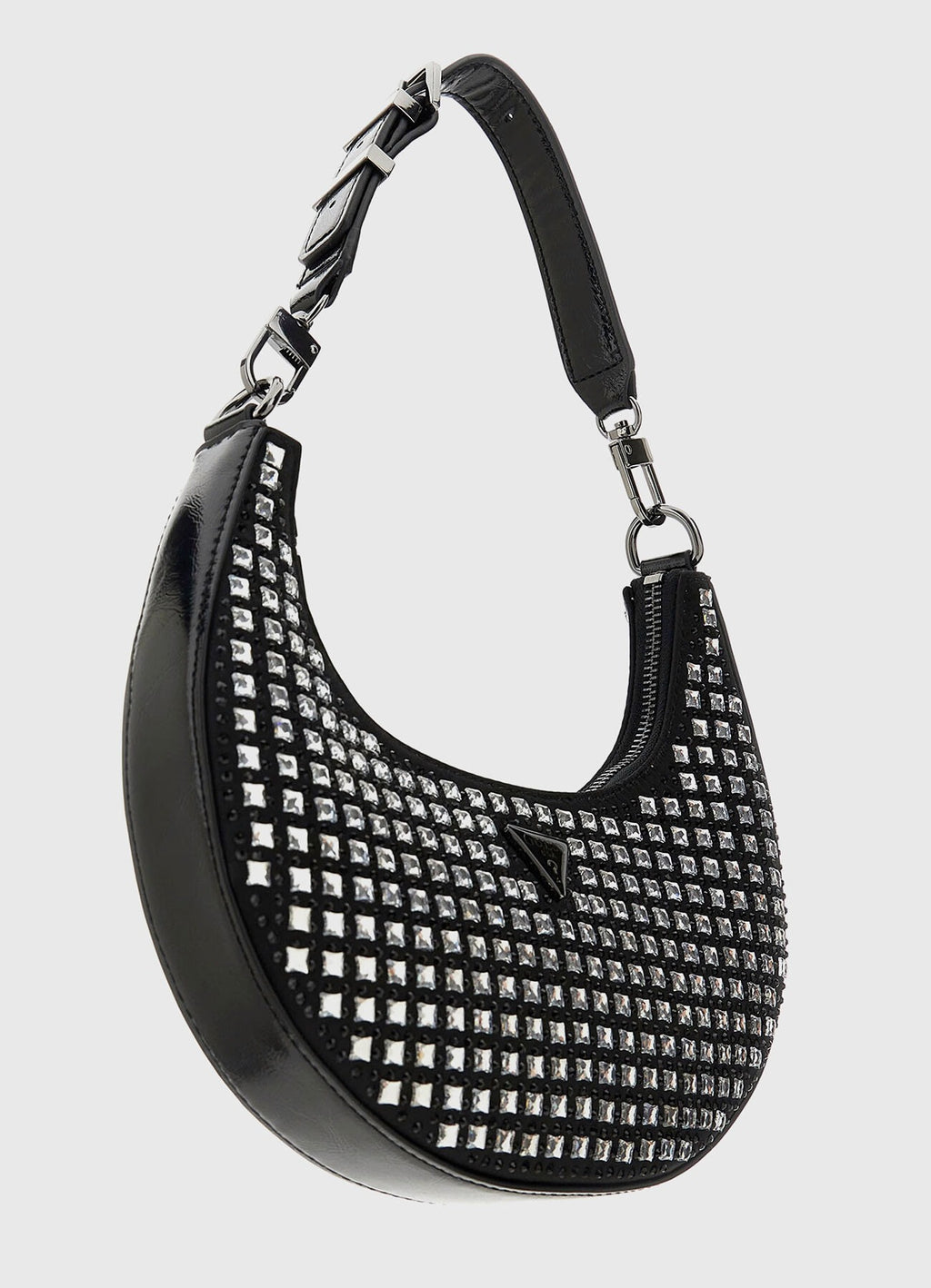 LUA Small Hobo Bag with Rhinestones