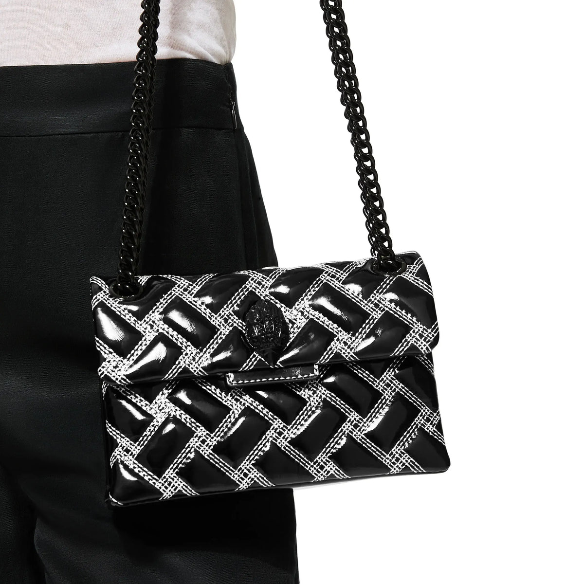 Mini Drench Kensington Bag Black & White