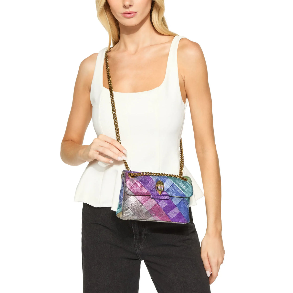 Mini Kensington Soft Bag Multi Denim