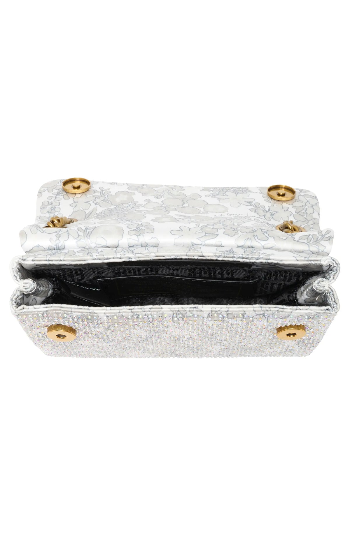 Mini Fabric Kensington Crystal Crossbody Bag
