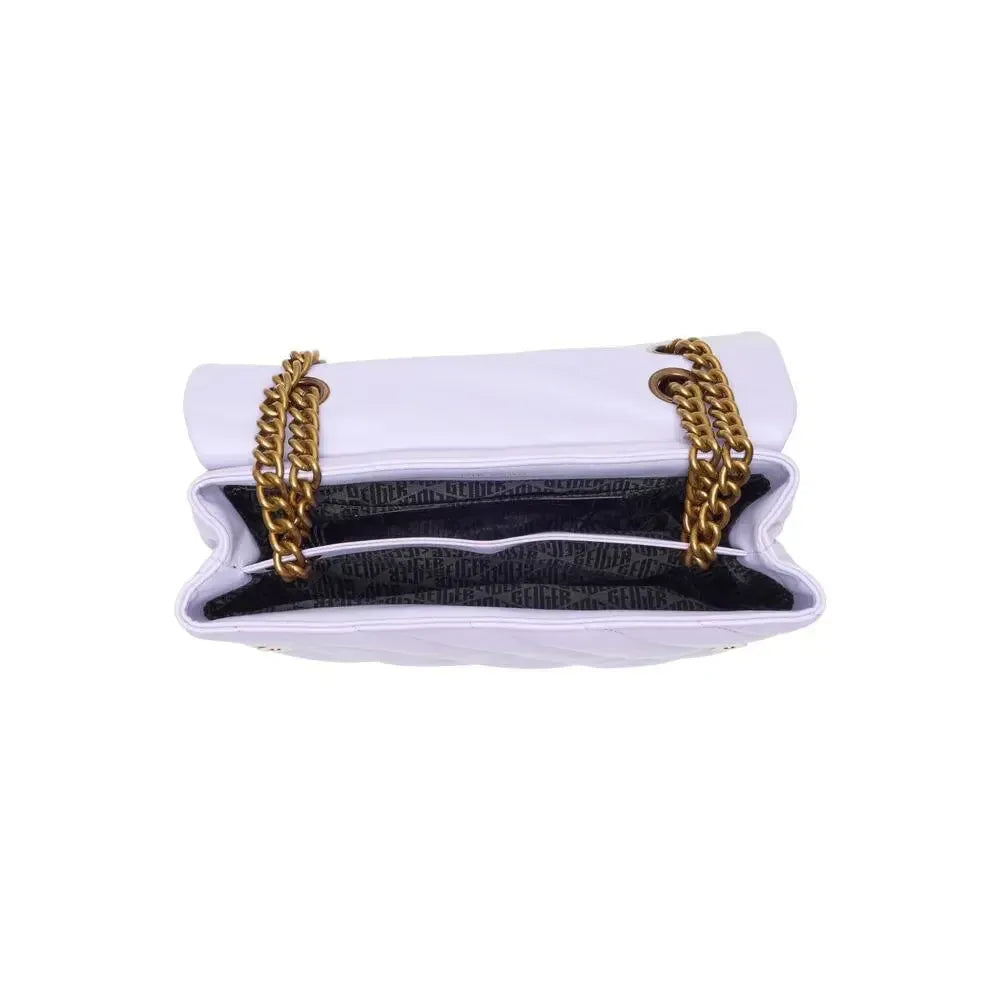 Kensington Quilted Leather Handbag - Lilac