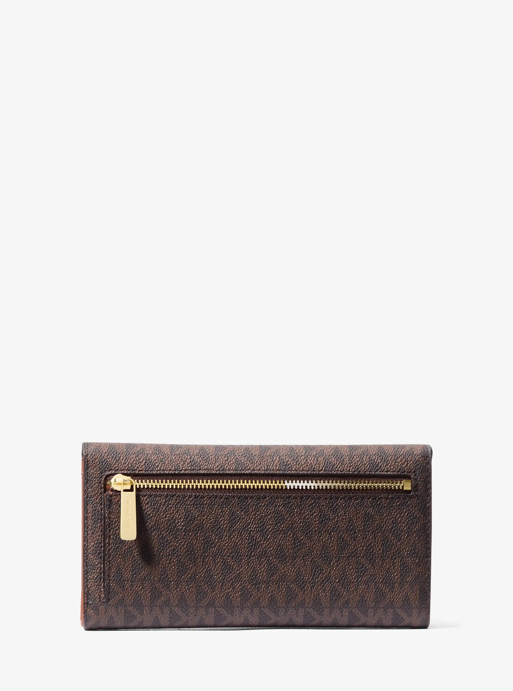 Jet Set Large Logo Tri-Fold Wallet - Brown