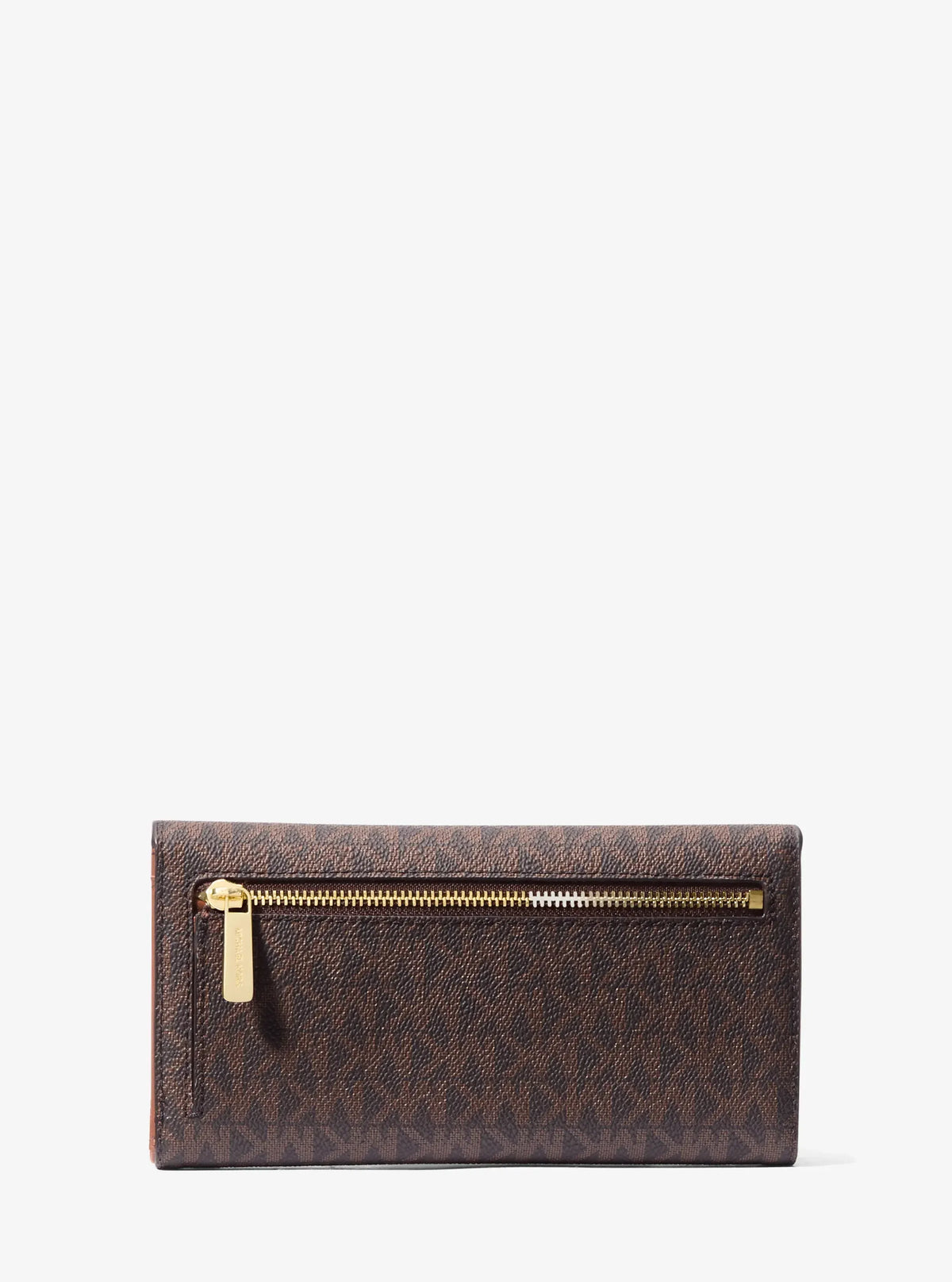 Jet Set Large Logo Tri-Fold Wallet - Brown