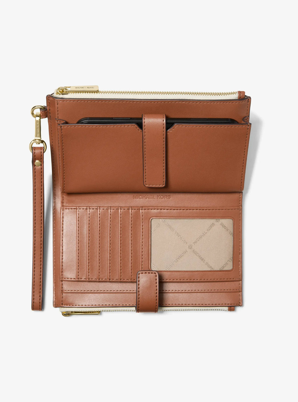 Jet Set Travel Signature Logo Smartphone Wallet - Vanilla