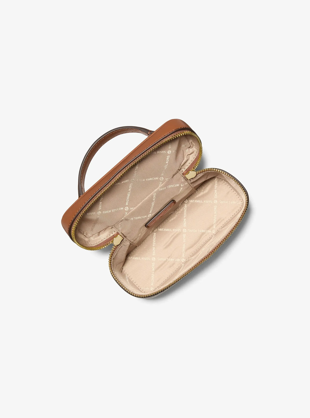 Vivi Small Signature Logo Vanity Crossbody Bag - Brown