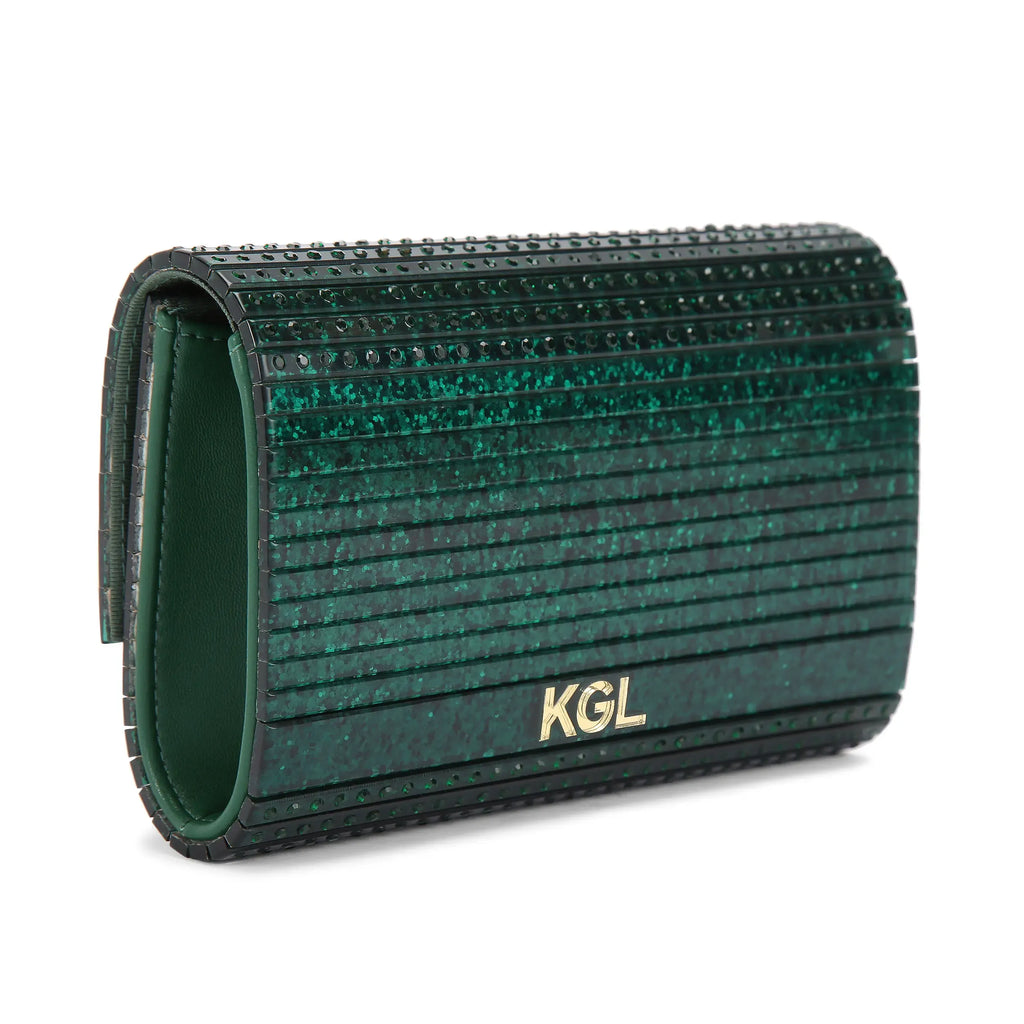 Brixton Lock Party Clutch Dark Green
