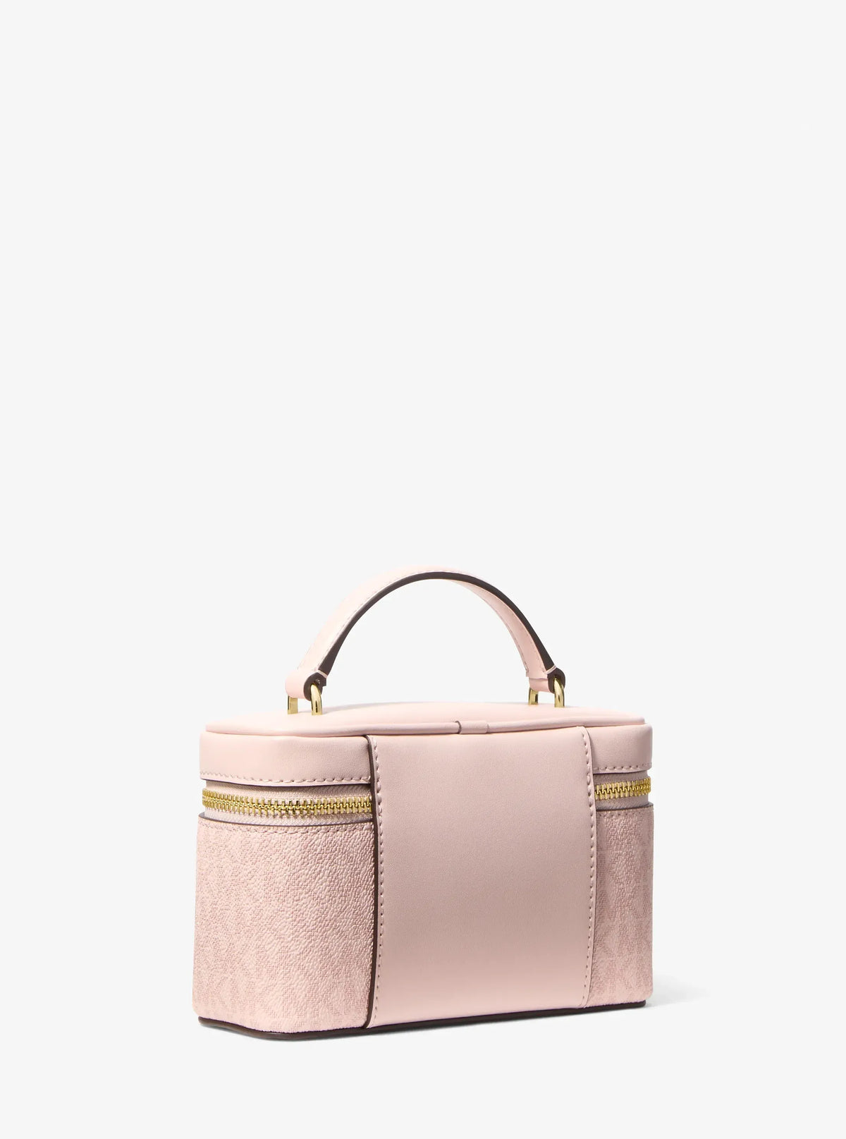 Vivi Small Signature Logo Vanity Crossbody Bag - Powder Blush