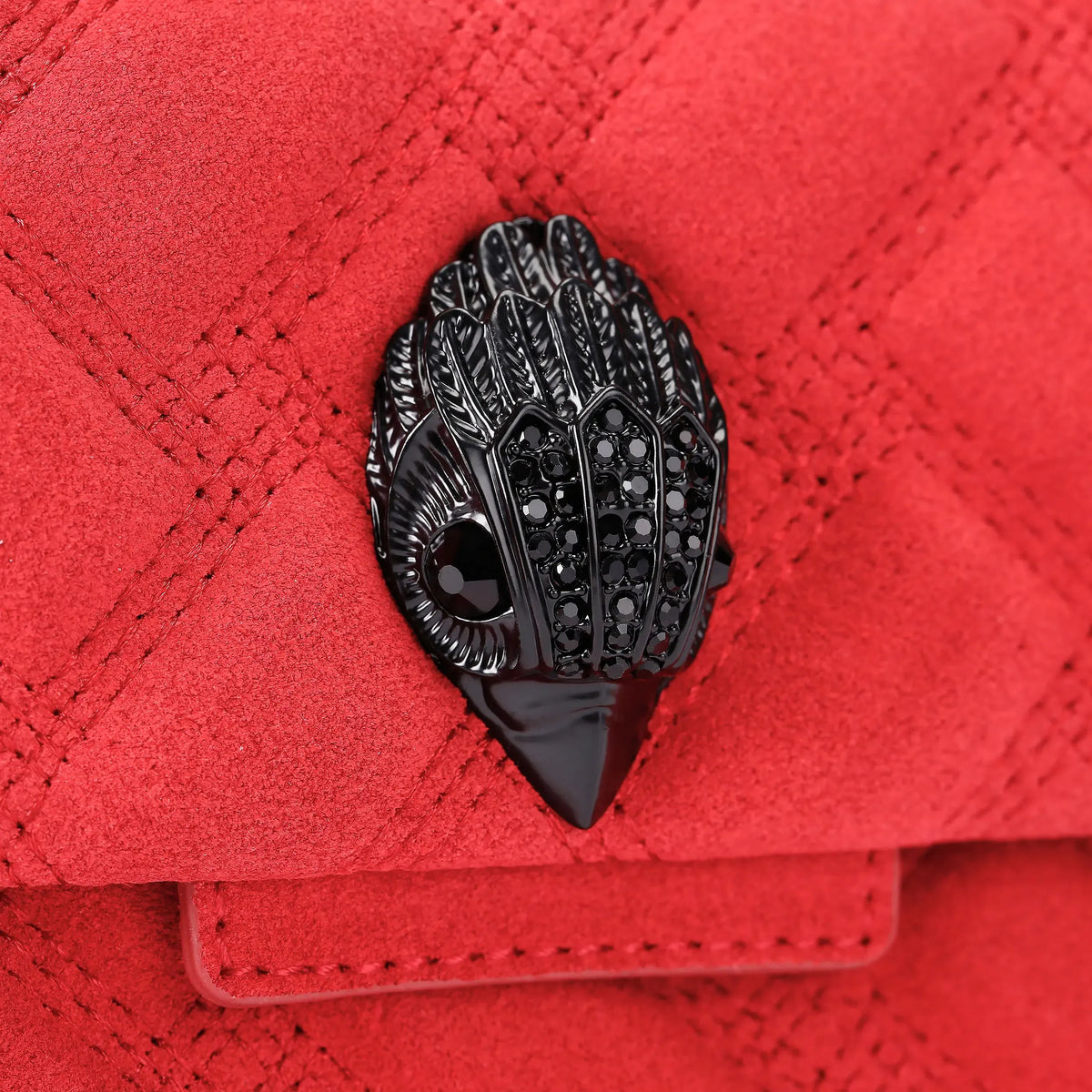Mini Leather Kensington Bag Red
