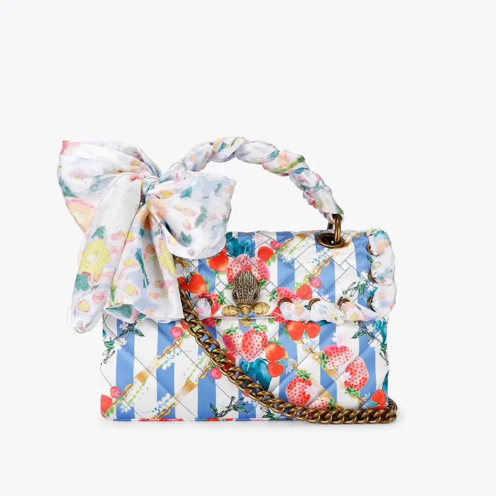 White Satin Kensington Bag
