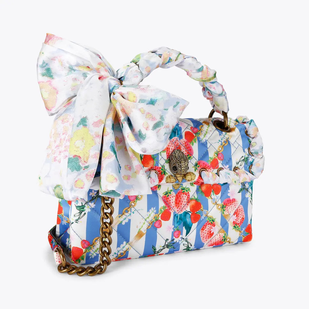 White Satin Kensington Bag