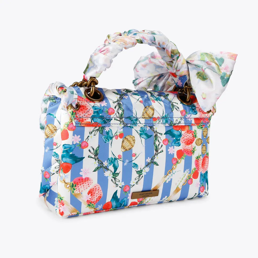 White Satin Kensington Bag