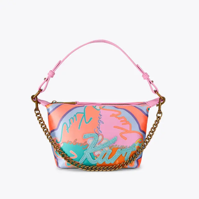 Kurt Soft Shoulder Bag Pink Combination