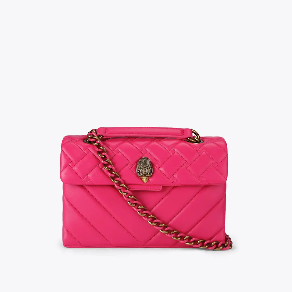 Leather Kensington Bag Pink Leather
