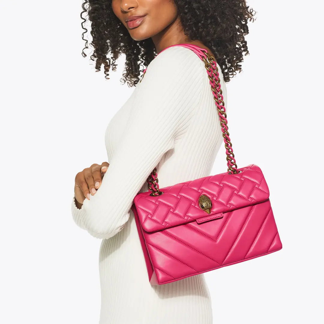 Leather Kensington Bag Pink Leather