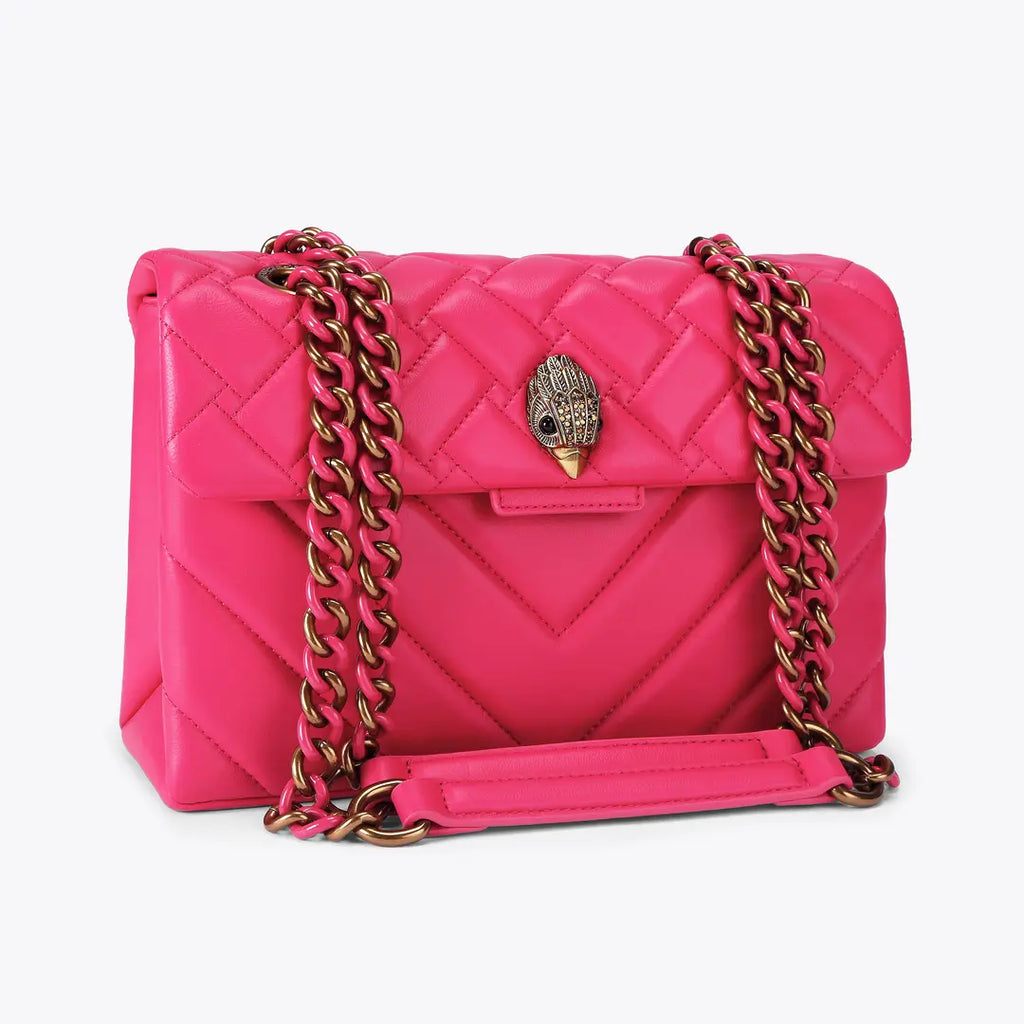 Leather Kensington Bag Pink Leather