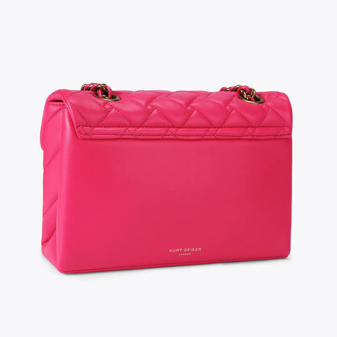 Leather Kensington Bag Pink Leather