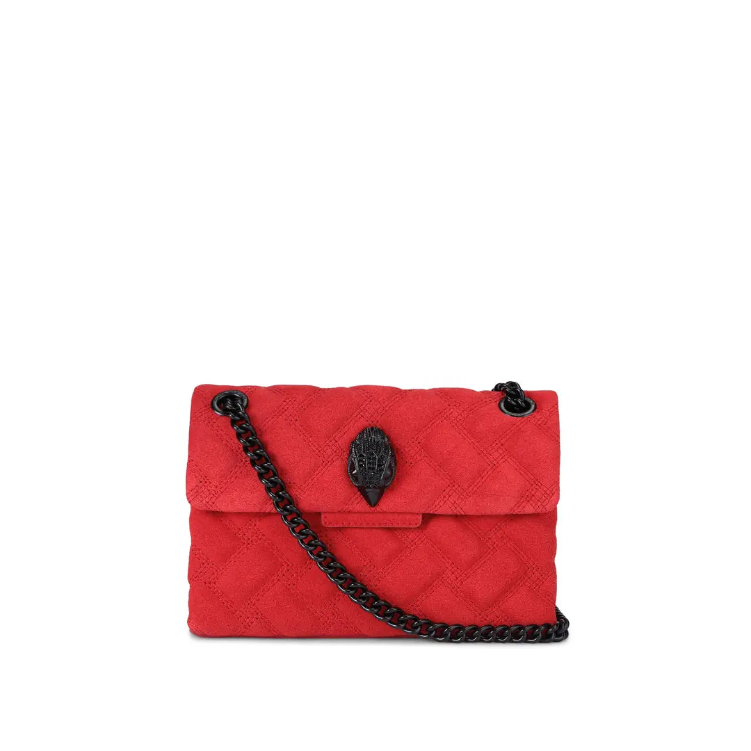 Mini Leather Kensington Bag Red